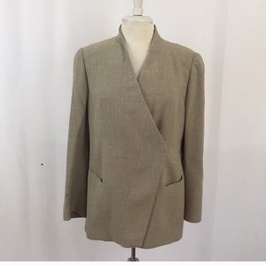 Vintage (Giorgio Armani) Brown Tweed Blazer